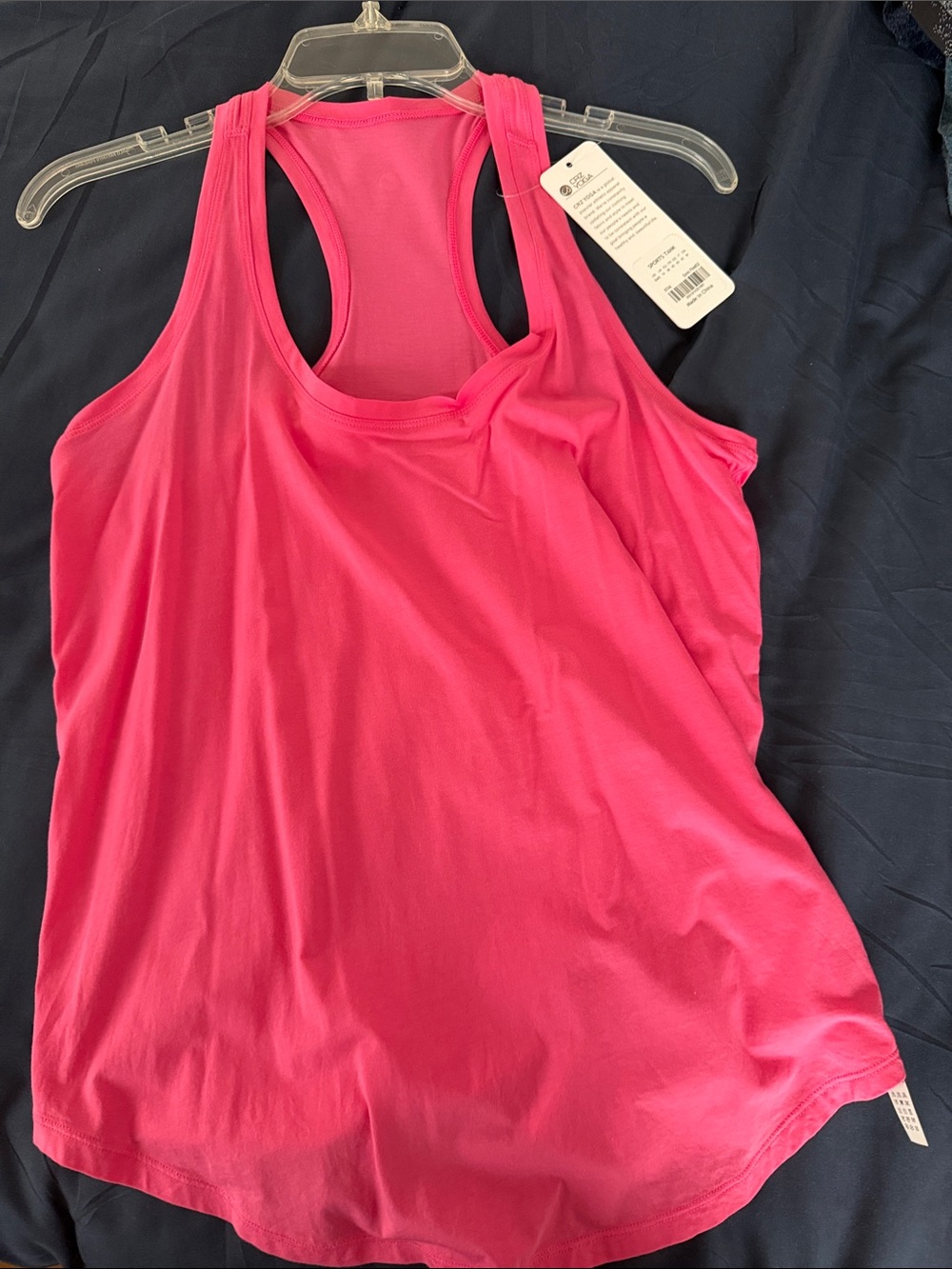 CRZ YOGA Hot Pink Racerback Tank